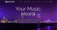 Desktop Screenshot of musikandfilm.com