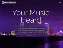 Tablet Screenshot of musikandfilm.com